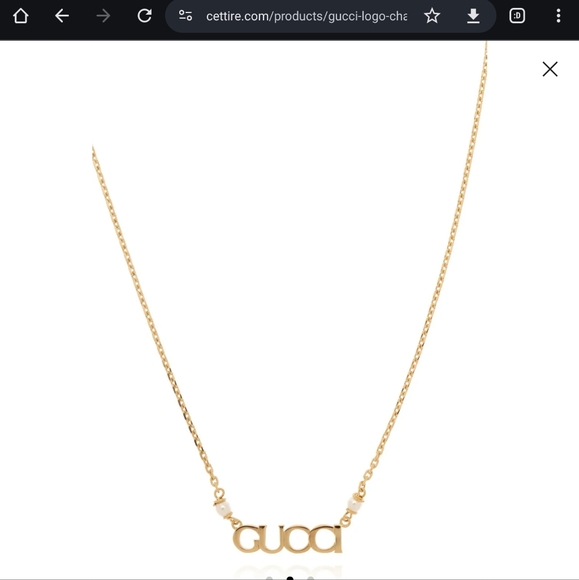 Authentic Gucci Logo Necklace Charm - Picture 11 of 11